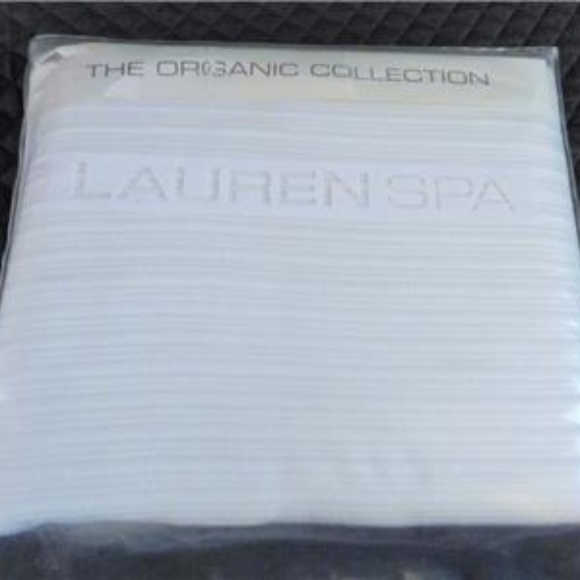 Ralph Lauren Spa Organic Metalasse King Sham - Picture 1 of 8
